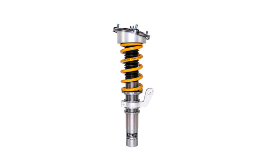 Ohlins Road And Track coilover for Porsche on white background.