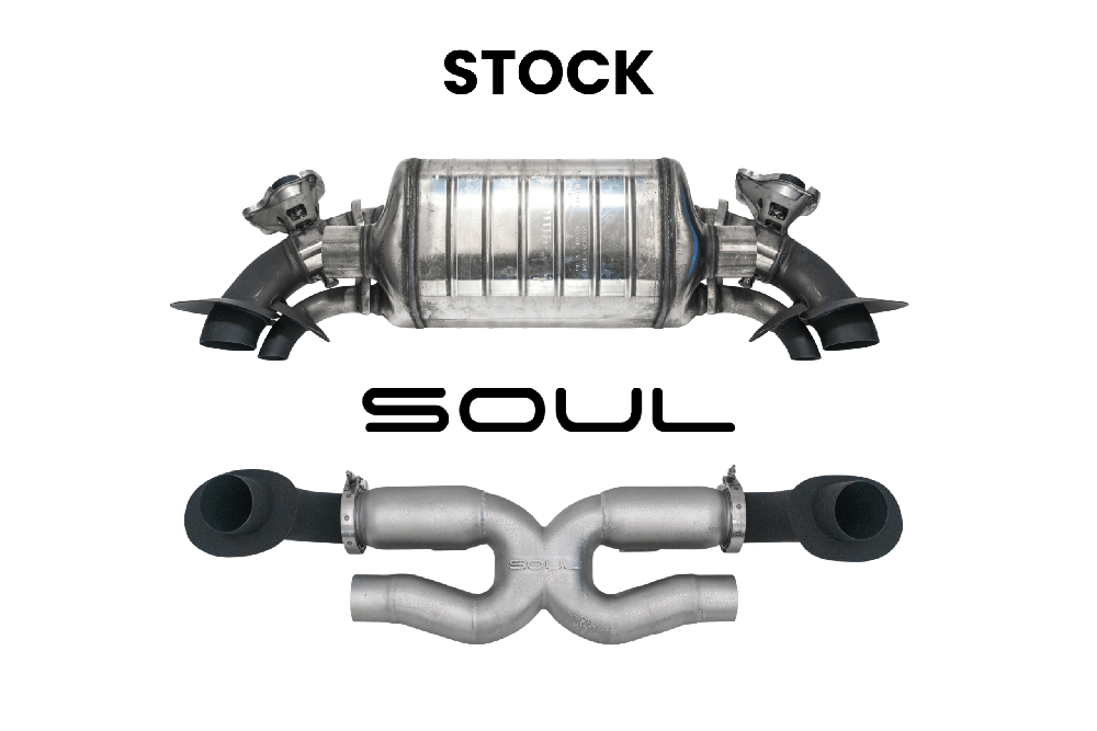 SOUL Performance X-Pipe Exhaust - Porsche 992.2 Carrera (Base / T / S)