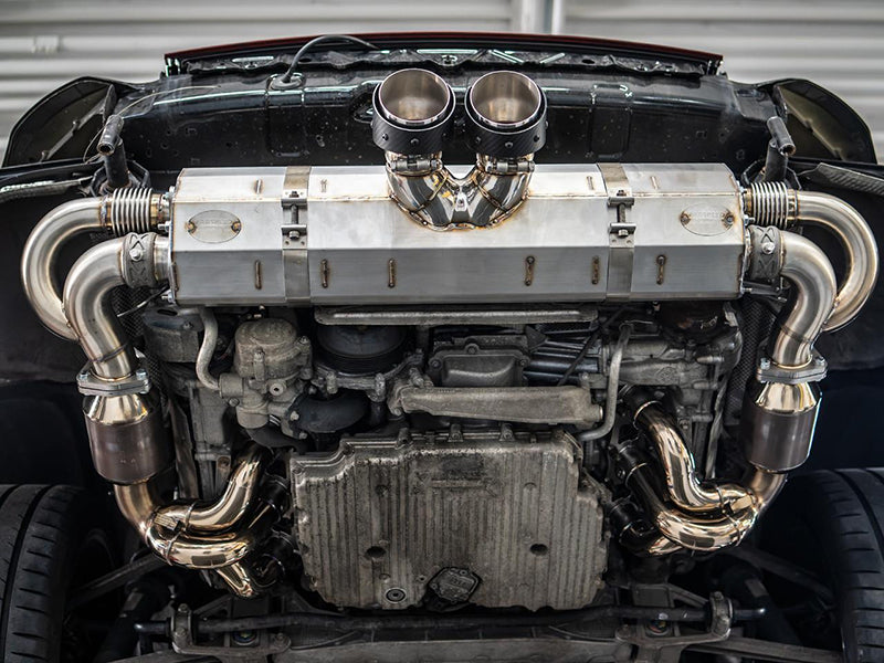 Fabspeed GT3 Center Muffler Conversion - Porsche 997.2 Carrera