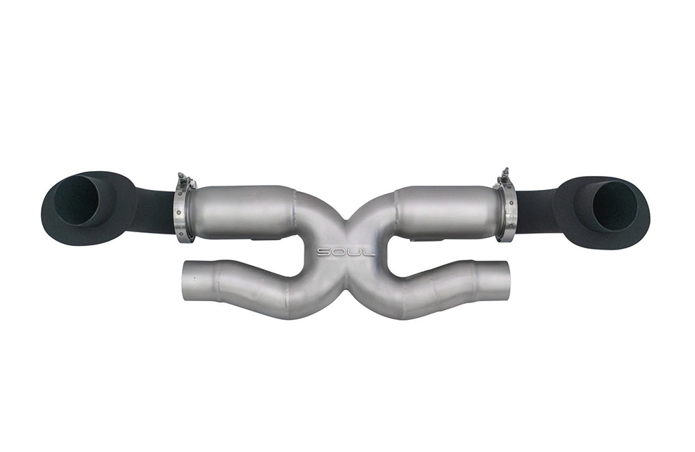 SOUL Performance X-Pipe Exhaust - Porsche 992.2 Carrera (Base / T / S)