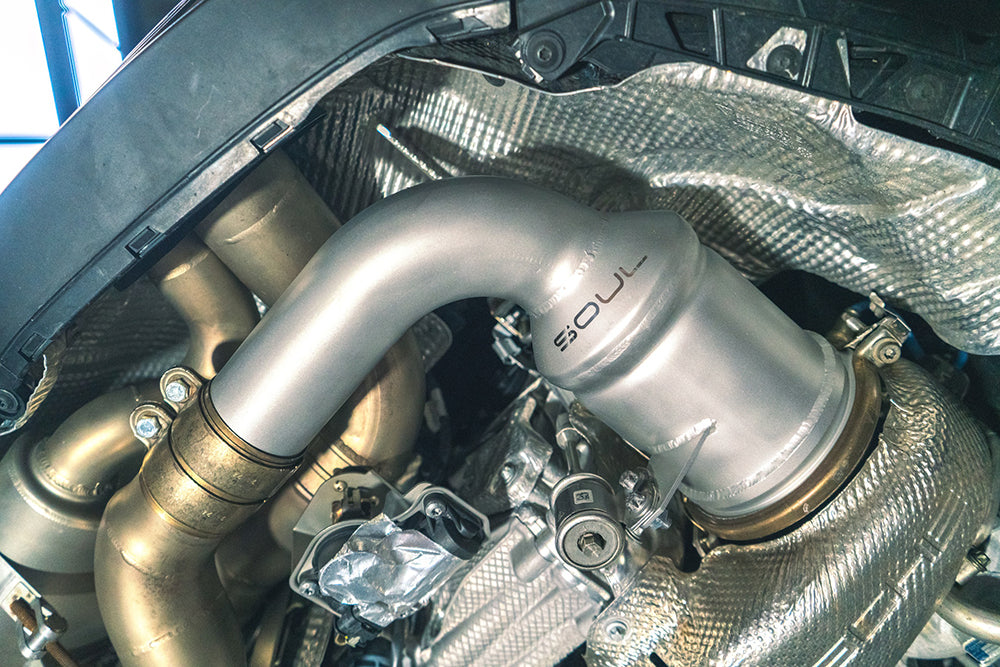 SOUL Performance Competition Link Pipes - Porsche 992.2 Carrera (Base / S / T)