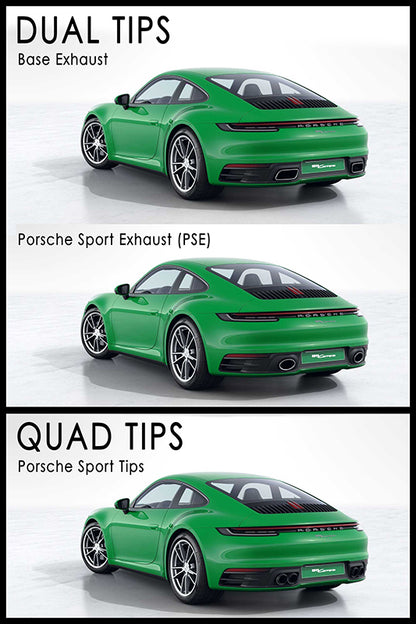 Fabspeed Cat-back Valved Maxflo Exhaust - Porsche 992.1 Carrera