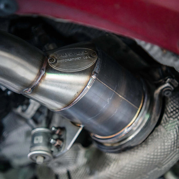 Fabspeed Sport Catalytic Converters - Porsche 992.1 Carrera