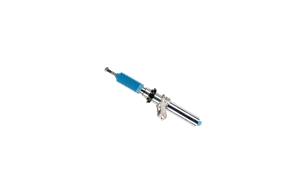 Bilstein B16 shock absorber for Porsche on white background.