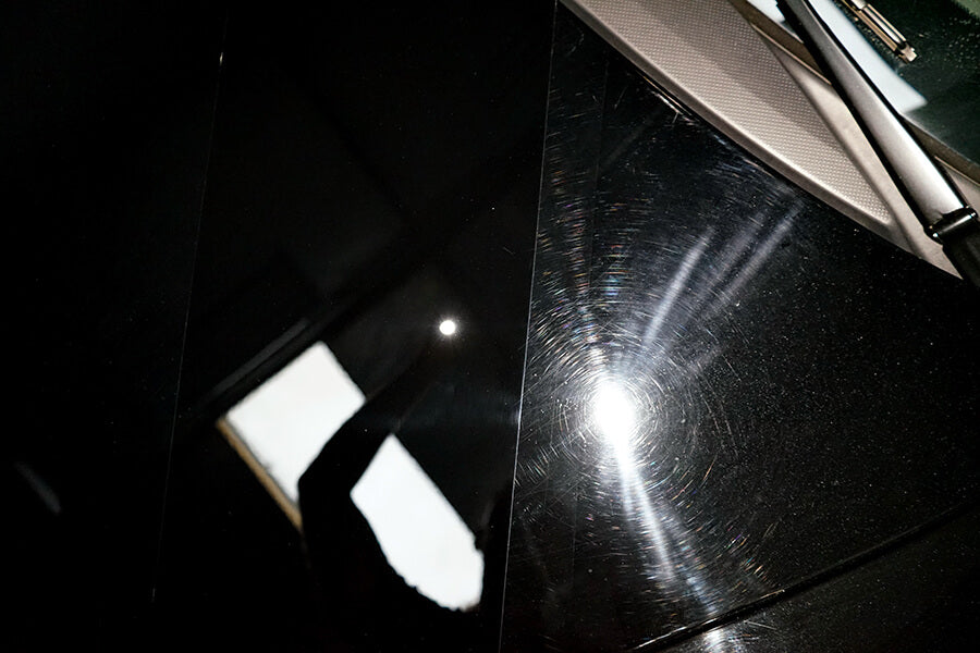 Porsche 911 paint surface after correction — ready for ceramic coating application