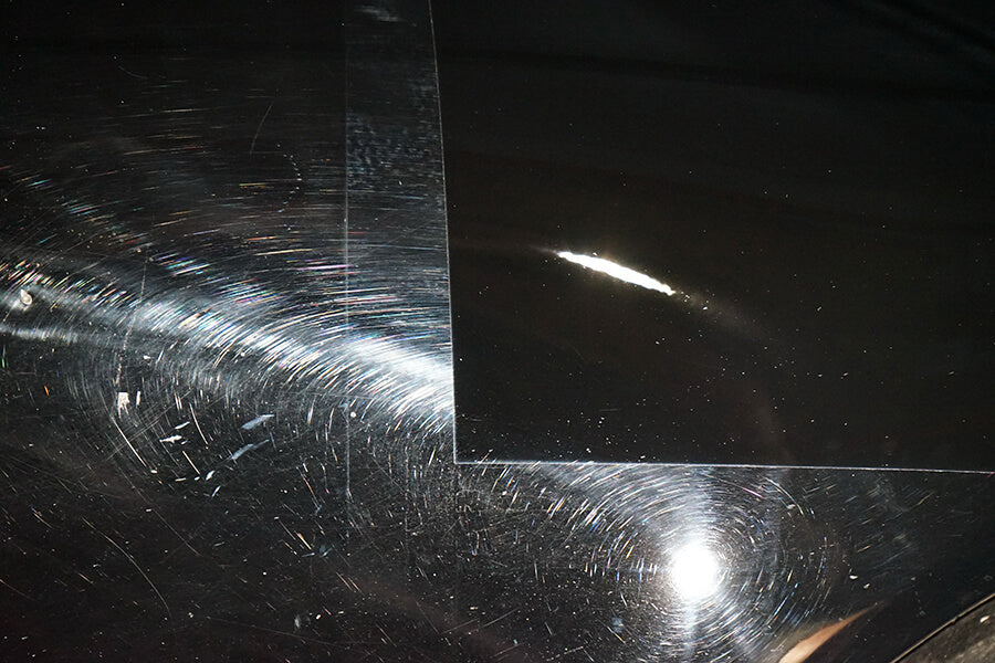 Porsche 911 black paint correction detail — ceramic coating preparation