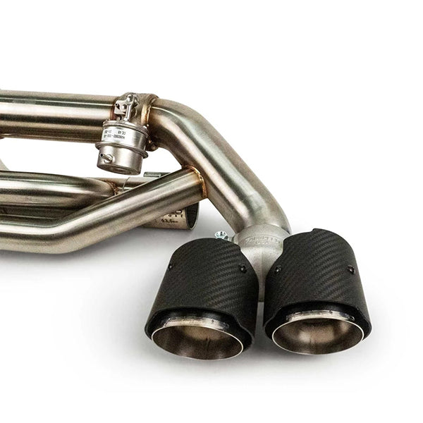 Fabspeed Valved Center Muffler Bypass X-Pipe - Porsche 991.2 Carrera (Non-PSE)