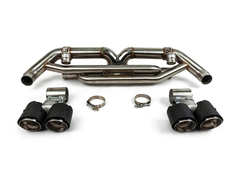 Fabspeed Valved Center Muffler Bypass X-Pipe - Porsche 991.2 Carrera (Non-PSE)