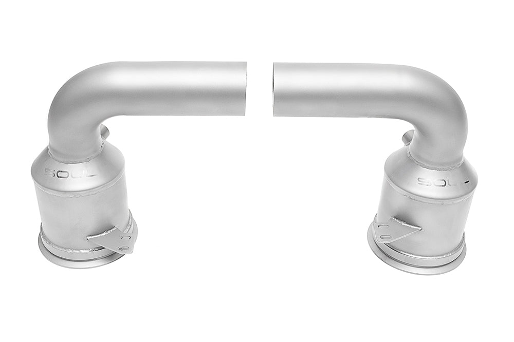 SOUL Performance Cat Bypass Pipes - Porsche 992.1 Carrera