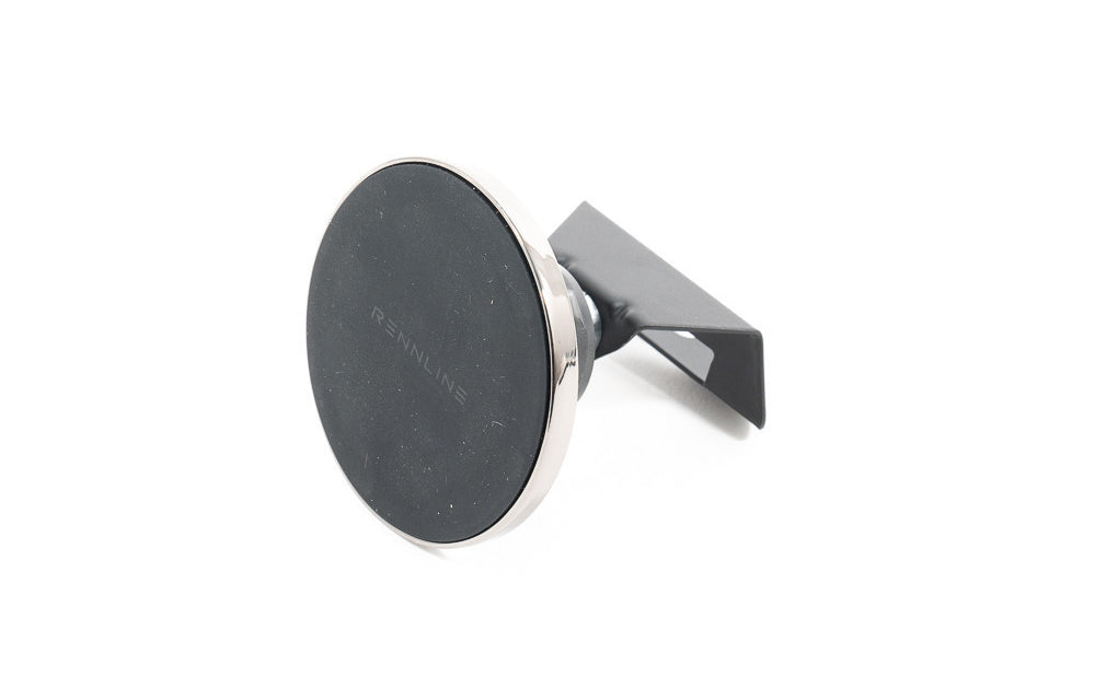 Rennline magnetic phone mount on white background.
