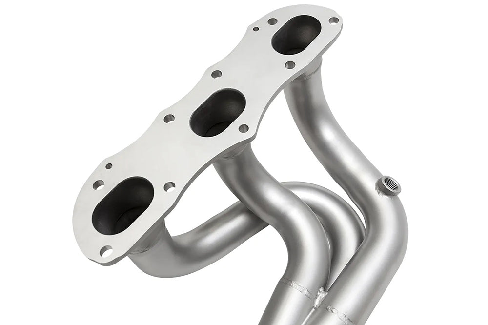 Soul performance competition headers installed on Porsche.