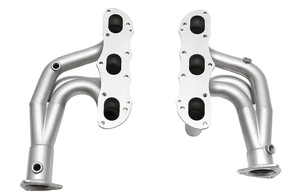 Soul performance competition headers installed on Porsche.