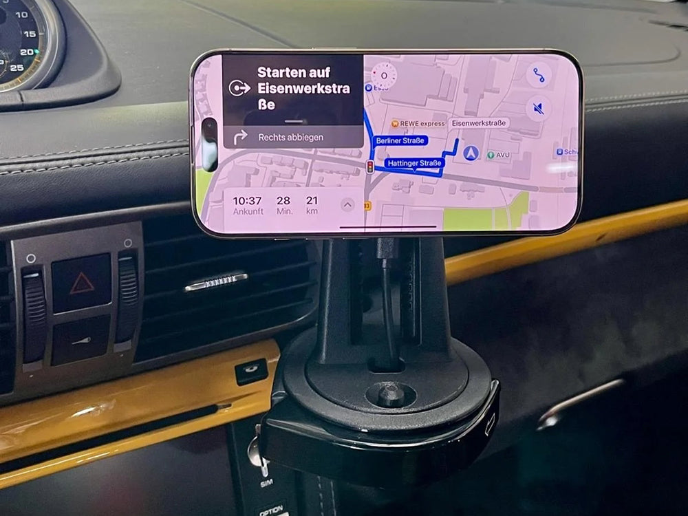 Triebwerk Phone Cup Holder - Porsche 997/991/Boxster/Cayman/Panamera Phone Mount