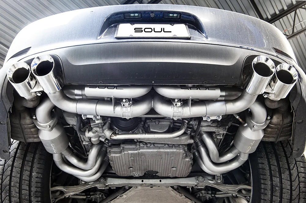 SOUL Performance Valved Exhaust - Porsche 991.1 Carrera (Base w/PSE / S / GTS)