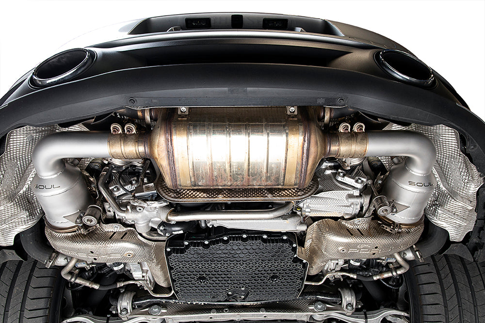 SOUL Performance Sport Catalytic Converters - Porsche 992.1 Carrera