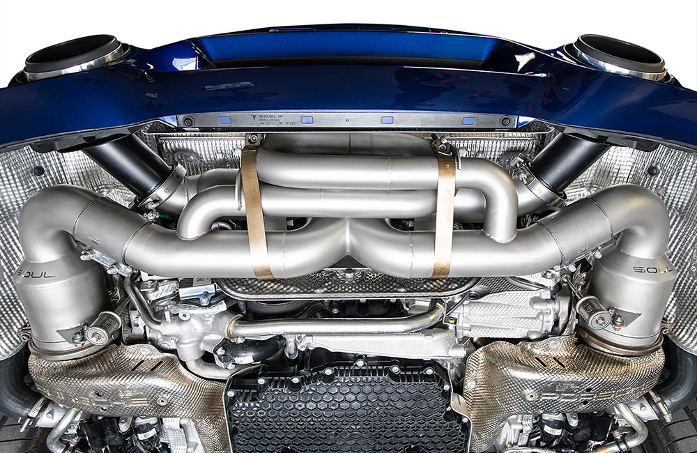SOUL Performance Non-Valved Exhaust System - Porsche 992.1 Carrera