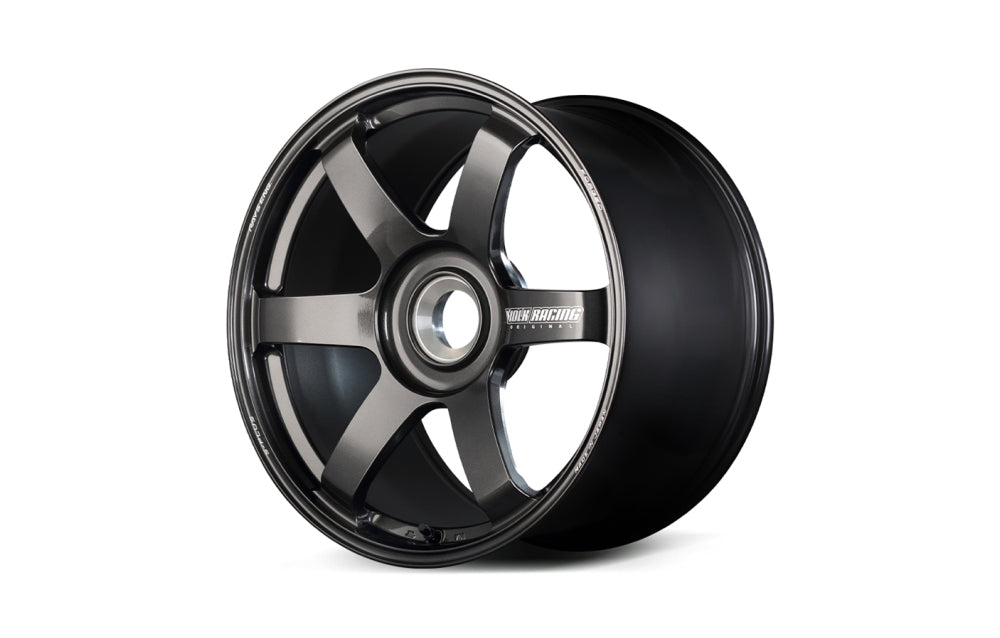 Volk Racing TE37 Saga S-Plus wheel in diamond dark gunmetal on white background.