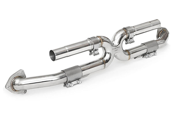 Fabspeed Center Muffler Bypass X-Pipe (Non-Valved) - Porsche 991.1 Carrera
