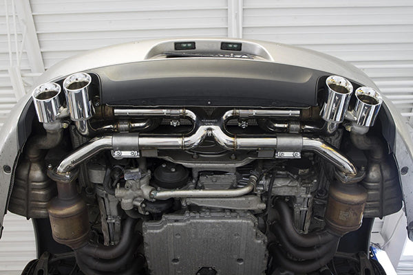 Fabspeed Valved Center Muffler Bypass X-Pipe - Porsche 991.1 Carrera