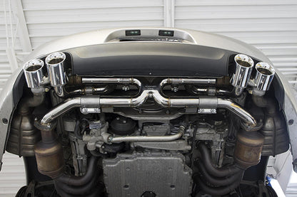 Fabspeed Valved Center Muffler Bypass X-Pipe - Porsche 991.1 Carrera