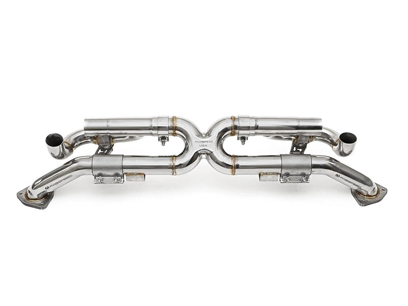 Fabspeed Valved Center Muffler Bypass X-Pipe - Porsche 991.1 Carrera