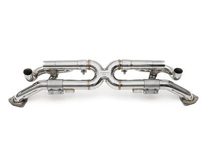 Fabspeed Valved Center Muffler Bypass X-Pipe - Porsche 991.1 Carrera