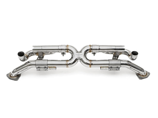 Fabspeed Valved Center Muffler Bypass X-Pipe - Porsche 991.1 Carrera