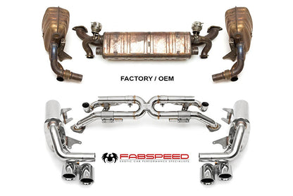 Fabspeed Valved Exhaust System - Porsche 991.1 Carrera