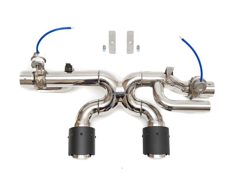 Fabspeed Valved Center Muffler Bypass X-Pipe - Porsche 991.2 Carrera (PSE Only)