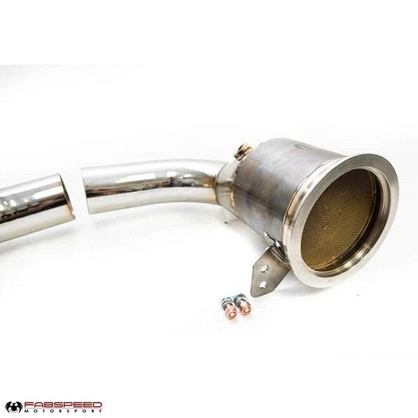 Fabspeed Sport Catalytic Converters - Porsche 992.1 Carrera
