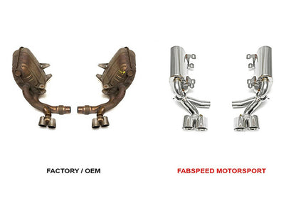 Fabspeed Maxflo Performance Exhaust System - Porsche 997.1 Carrera