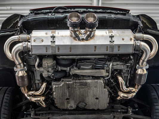 Fabspeed GT3 Center Muffler Conversion - Porsche 997.2 Carrera