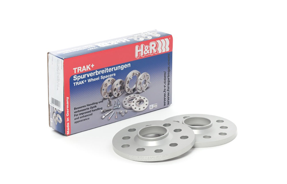 H&R Track+ DR style wheel spacers pair 7mm for Porsche 5x130 vehicles.