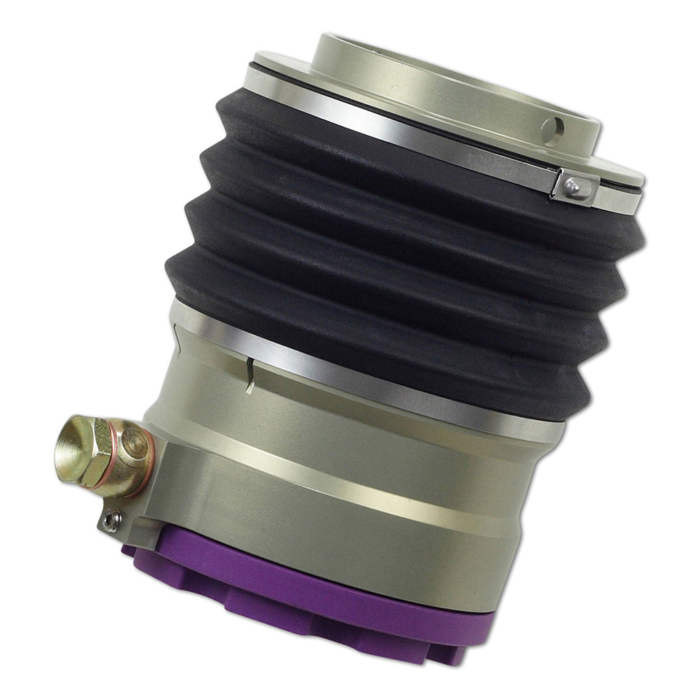 Close up of KW HLS lift kit component on white background.