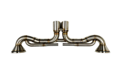 Sharkwerks titanium GT3 exhaust system for Porsche 992.