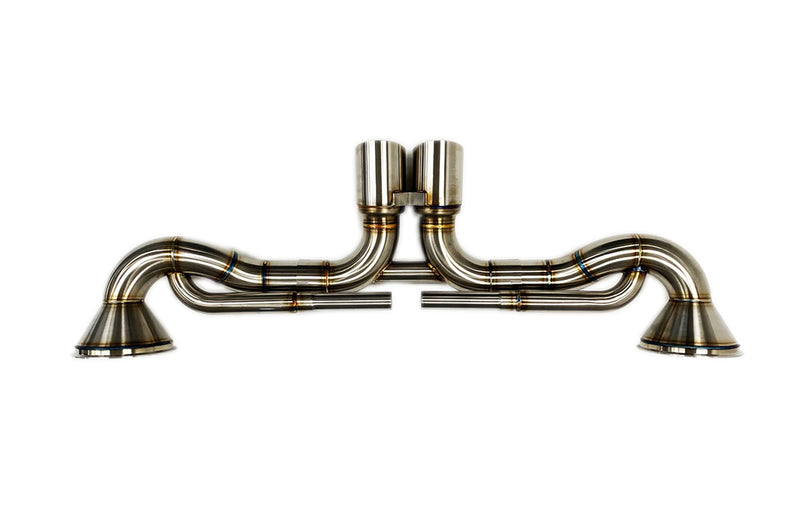 Sharkwerks titanium GT3 exhaust system for Porsche 992.